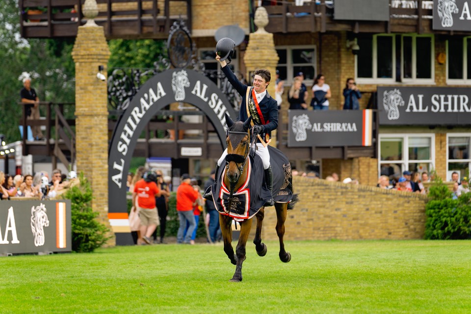 History made as Michael Pender becomes youngest ever winner of the Hickstead Derby