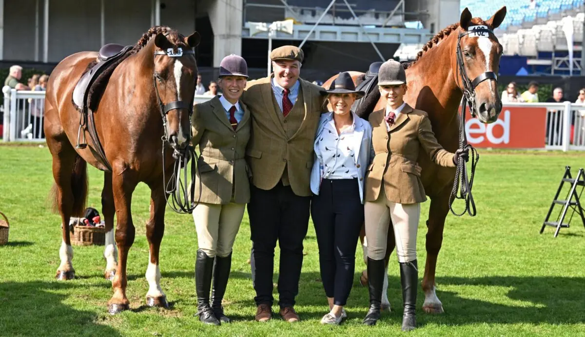 The RED MILLS Store Best Turned Out Team At the Dublin Horse Show